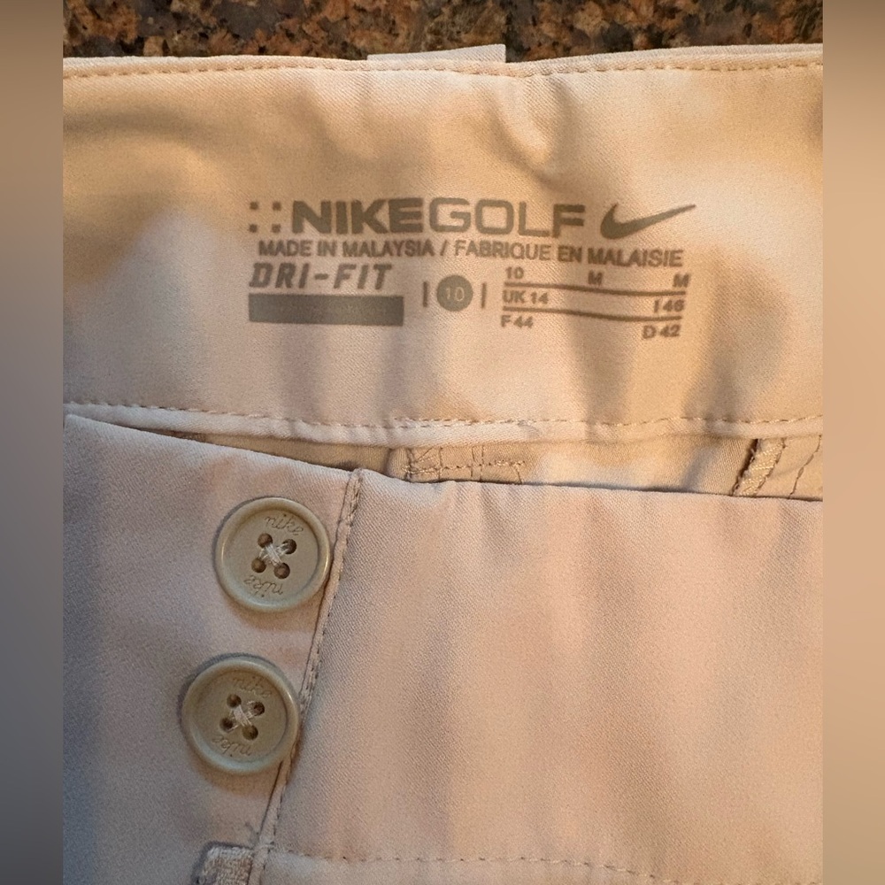 Nike Golf Dri-Fit Beige Pants